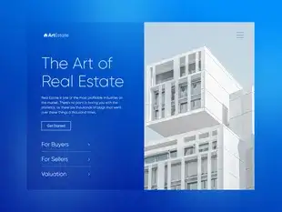 Real estate website design