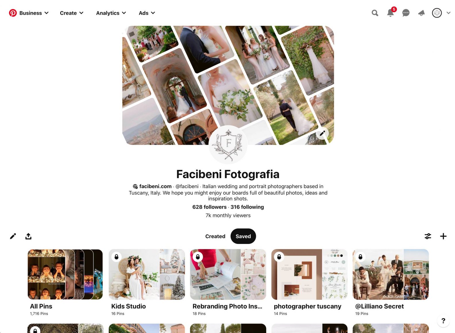 Pinterest's endowment effect