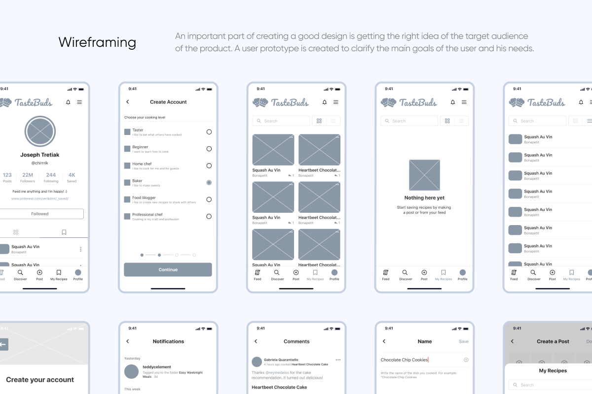 Image illustrating prototypes during the Prototype stage in the Design Thinking process. Iterative models and mock-ups created to test and refine potential solutions